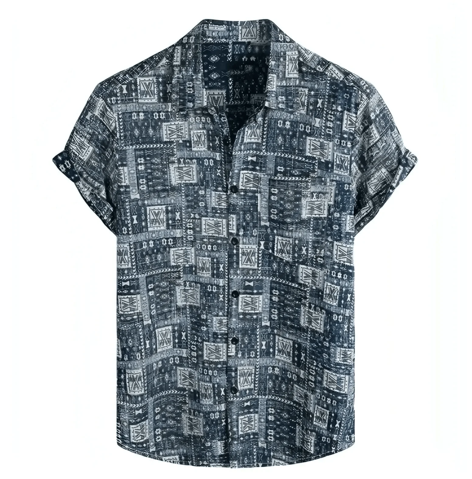 Short Sleeve Button Up Shirts - Hawaiian Shirts - Beach Shirts - Image 2