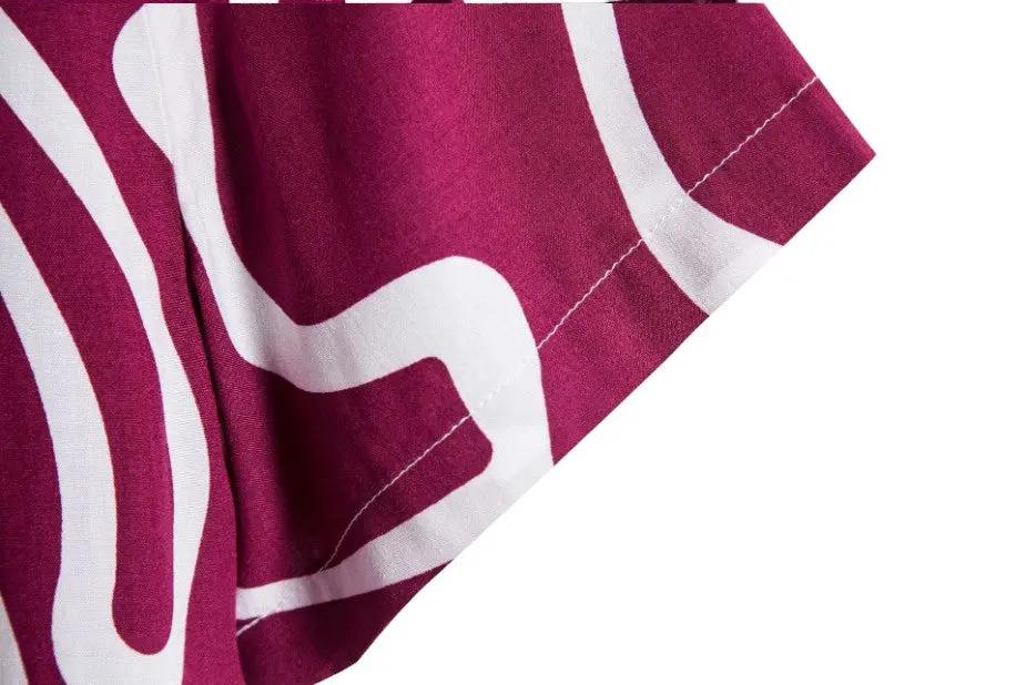 Pattern Button up Shirts - Wavy Pattern - Hawaiian shirts - Image 5