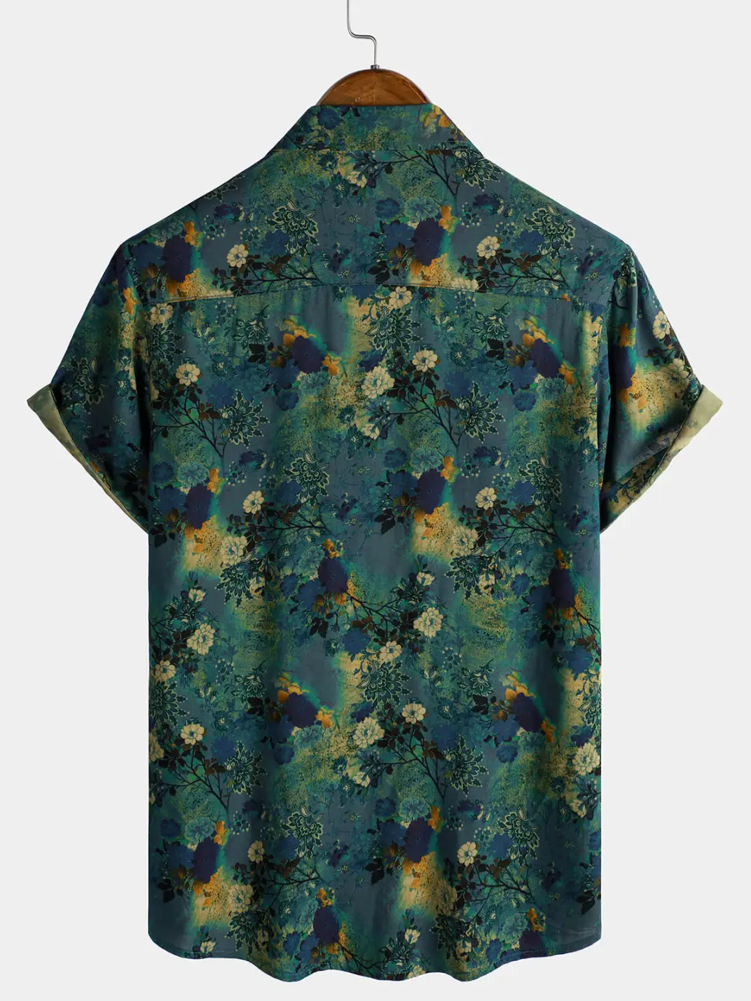 Retro Floral Short Sleeve Shirt - Image 2