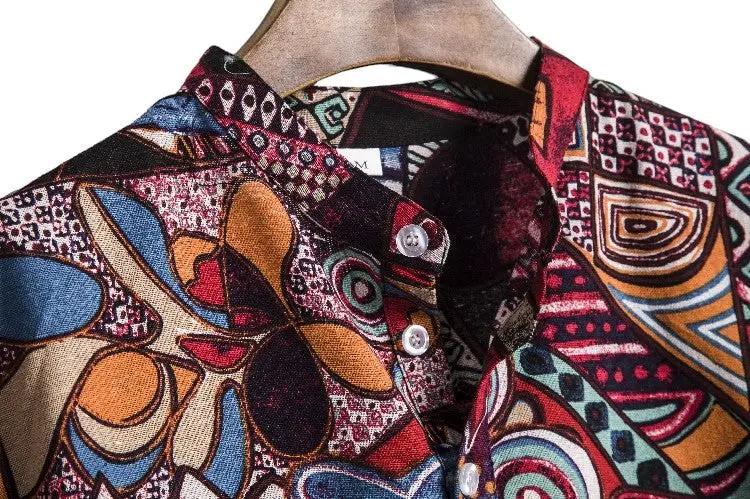 Summer Shirts - Button up Pattern Shirt's - Image 2